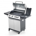 Gas barbecue for outdoor use SR 4 cooking zones with separate controls Model BBQ X4