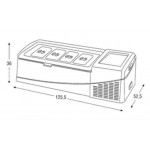 Refrigerated counter display TCN Model GELATISSIMO F9 Static refrigeration