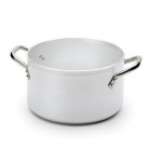 High aluminium casserole with two handles Capacity lt. 3,3 Induction surface ø cm. 14,5 Thickness 3 cm Dimensions ø cm. 20 x 11,5h Model 290-220