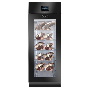 Seasoning meat cabinet Everlasting in black plastic coated steel Meat capacity 150 Kg Cheese/cold cuts capacity 100 Kg Model AC8308