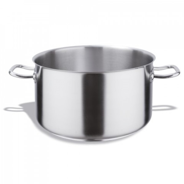 Deep saucepan in stainless steel 18/10 compatible with induction cooker Model 103-0