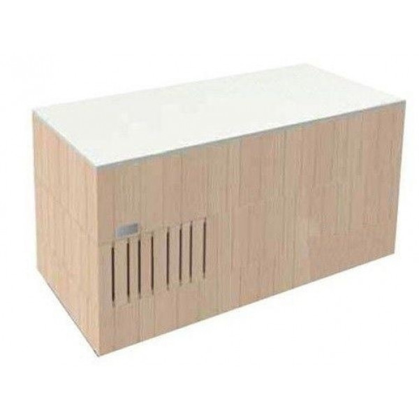 Neutral Buffet island Enofrigo Modello DOGE BASE 2000 NE Wooden structure Top in aluminum HPL Swivel wheels