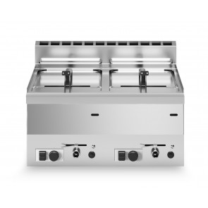 Gas fryer 2 tanks MDLR Model F6060FRGV2V8T