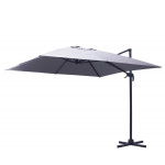 Square Strong umbrella with opening crank handle and rotating mechanism STK Model S7300710000