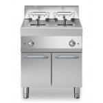 Electric fryer 2 tanks MDLR Closed cabinet Model F7070FRES2V10P