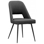Indoor chair TESR Powder coated metal frame, fabric or synthetic leather covering. Model 1615-TOP8