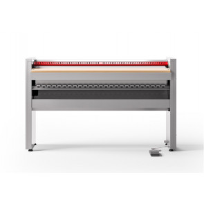 Professional automatic roller ironer with suction, MAXPRESS cover and aramid felt GDR Capacity 37 Kg/h Roller length 1200 mm Model RISSTIR008