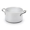 High aluminium casserole with two handles Capacity lt. 3,3 Induction surface ø cm. 14,5 Thickness 3 cm Dimensions ø cm. 20 x 11,5h Model 290-220