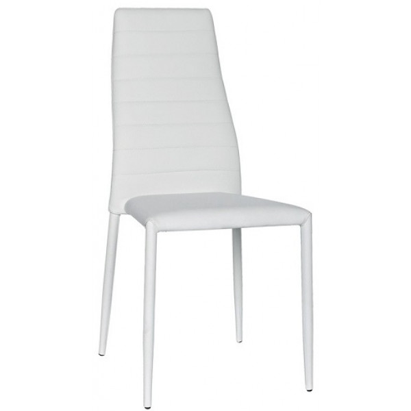 Stackable indoor chair TESR Metal frame Synthetic leather covering Model 948-F503