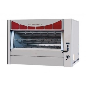 Gas planetary rotisserie ENG Model DELTA108P Capacity N. 108 Chickens N. 12 + 6 spits cm 91