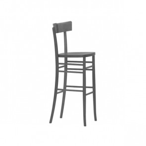Indoor stool TESR Beech wood frame Model 1832-BS18