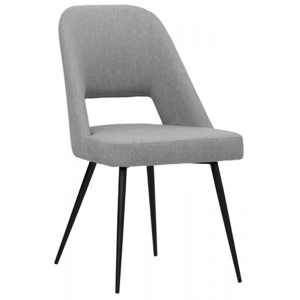 Indoor chair TESR Powder coated metal frame, fabric or synthetic leather covering. Model 1615-TOP8