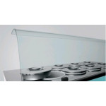 Ice cream counter with reserve ETM Model POZFAST Ventilated Available in 4, 6, 8, 10 wells