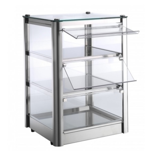 Neutral countertop display TP stainless steel metal sheet Model KB33N