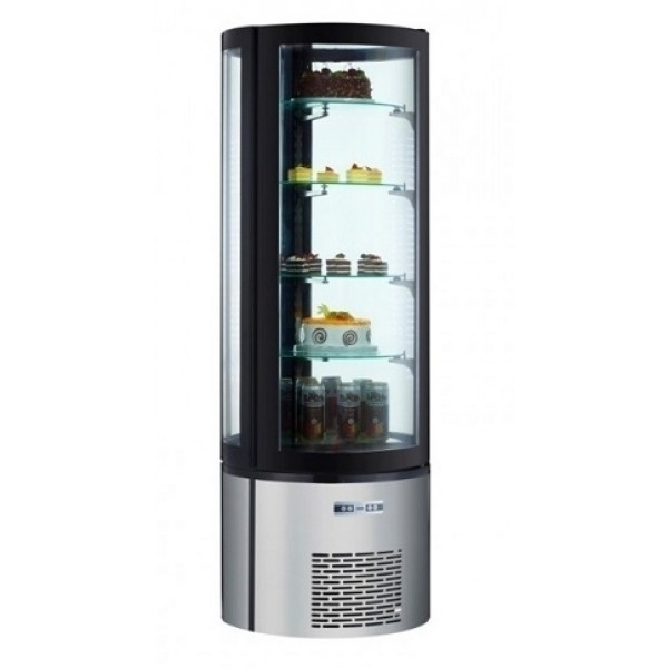 Refrigerated pastry display Model AK400ETR N. shelves 4 x Ø530mm