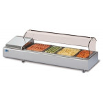 Refrigerated countertop display Model GASTROSERVICECOLD 1600SS Containers GN (all sizes GN H MAX. 10 cm)