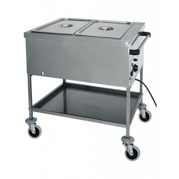Heated trolley with dry hesating element Model CTS1759(2x1/1GN)