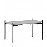 Indoor table TESR Powder coated metal frame, high gloss MDF top. Model 1678-SE10