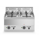 Electric fryer 2 tanks MDLR Model F6060FRES2V10T