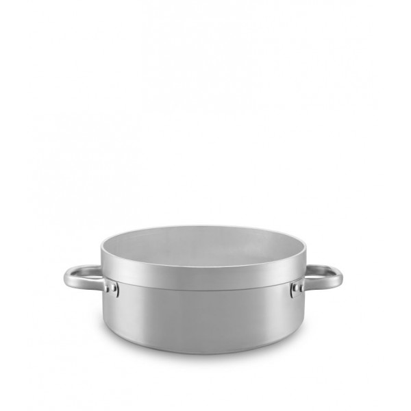 Low casseroles with two aluminium handles Model 117-0