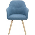 Indoor armchair TESR Powder coated metal frame, fabric or synthetic leather covering Model 1335-W58