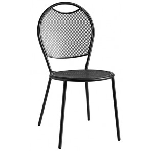 Stackable outdoor chair TESR Powder coated metal frame Model 809-C78