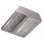 Central hood Stainless Steel Aisi 430 satin scotch-brite RP Model DSC1330