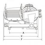 Gravity slicer Model MIRRA 250 C