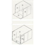 Modular cold room Model JS/SP/7/134X214X207 Panel thickness 7 cm Without floor Without engine