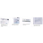 Stainless steel ventilated refrigerated cabinet with internal in ABS Model CRX4