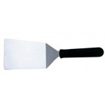 Lasagna spatula Tempered AISI 420 stainless steel blade with conical sharpening, satin finish.  Handle in rubberized non-toxic material, anti-slip and dishwasher safe.Blade length cm 15 Model CL1244