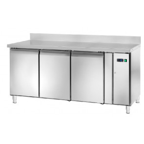 Ventilated counter Model AK3202TNSG GN 1/1 With splashback For remote refrigeration unit