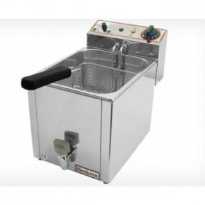 Electric fryer Countertop Model FR10 Oil discharge tap Power 3 Kw