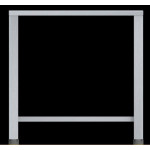 Tavolo Fisso in aisi 430 Modello ET411 LxPxH 785x670x791 mm Per EF 311, EF 364, EF 411 ed EF 464 (in tutte le versioni)
