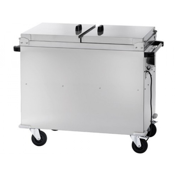 Bain-marie heated trolley on counter Model CT1765