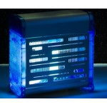 Flying insect killer with electric grid in blu stainless steel 20 W  fluo MDL Model INSETTIVOR FLUO 903071