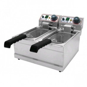 Electric fryer Countertop Model FB4+4 Power: KW 2+2