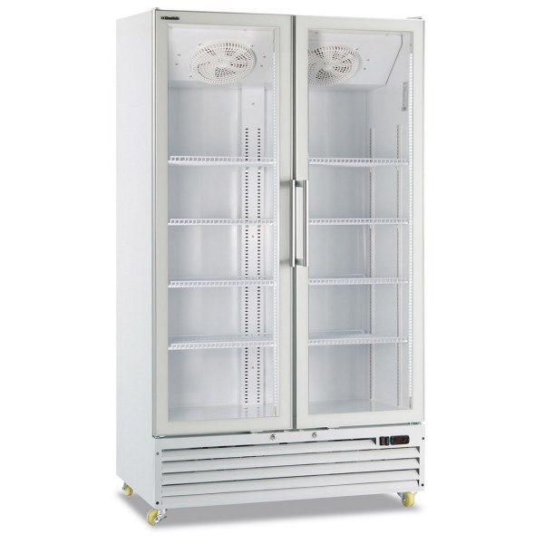 Ventilated refrigerated display 2 doors KLI Model ICOOL110JUMBOWHITE
