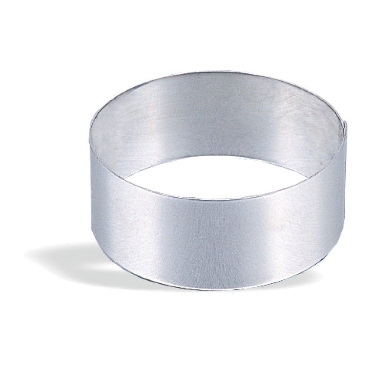 Anello Per Torta Regolabile In Acciaio Inox 304 - Da 15 A 30 Cm, Per Mousse, Crumpets E Dessert, 2 Pezzi - 3