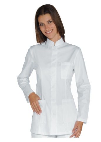 Giacca Cuoco Donna Nora Stretch Bianca