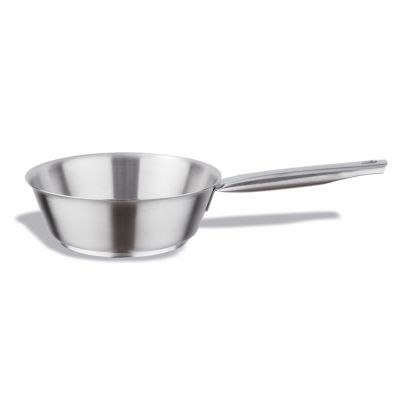 Casseruola conica in acciaio inox 18/10 Capacità lt. 1.6 Dimensioni ø cm. 20x6.5h Modello 127-020