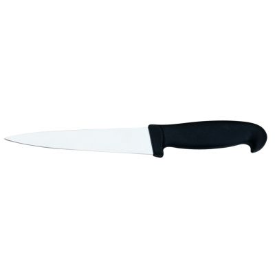 Coltello per scannare Lama in acciaio inossidabile temperato AISI 420 Manico in gomma antiscivolo Lavabile in lavastoviglie Lama Cm 16 Modello CL1204