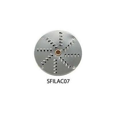 Disco per sfilacciare DT07 - spessore 7mm - adatto per formaggio per pizza, ravanelli, ecc Adatti per tagli a Julienne per Tagliaverdura Modello TITANIUM