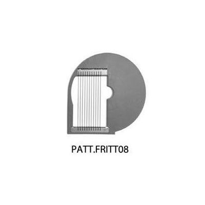 Disc for slat cutting PC08 - thickness 8mm - suitable for french fries of 8mm (+ cutting disc tag08) for Vegetable cutter Model TITANIUM