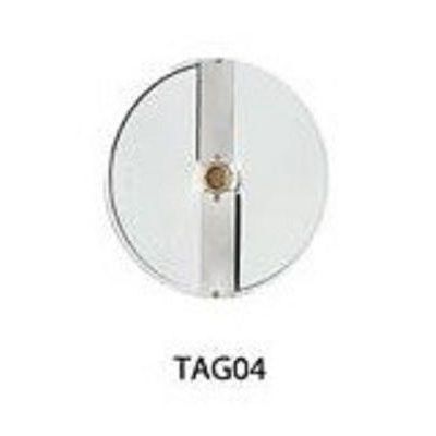 Disco per taglio spessore 4mm DF04 - adatto per cetrioli, carote, anelli di cipolla, patate fritte, cavoli bianchi, ecc per Tagliaverdura Modelli TITANIUM