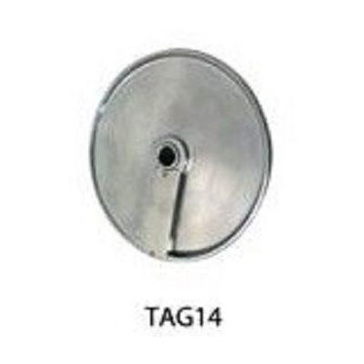 Disco per taglio spessore 14mm DF14 - adatto per cubi di 14mm e tagli grossi (in combinazione con il disco per cubettare disc/cube14 per Tagliaverdura Modelli TITANIUM