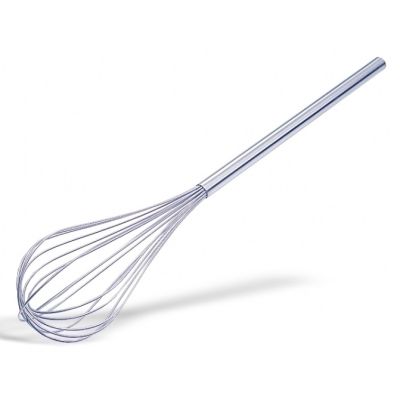 Frusta giganti in acciaio inox Lunghezza manico cm 65 Lunghezza totale cm 100 Modello 312-100