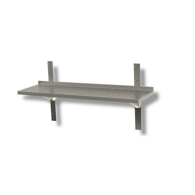 Mensola\Ripiano forata completa con cremagliera e staffe L 900 P 400 H 400 Modello SMF094