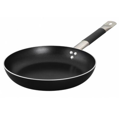 Padella alta in Alluminio antiaderente con un manico per cucine ad induzione Spessore 3 cm Dimensioni ø cm. 28 x 5h Superficie induzione ø cm. 15 Modello 840-928