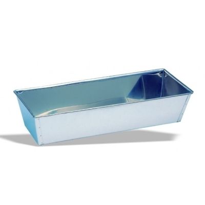 Tortiera rettangolare in acciaio inox Dimensioni cm. L 40 x P 13 x 8 h Modello 644-040